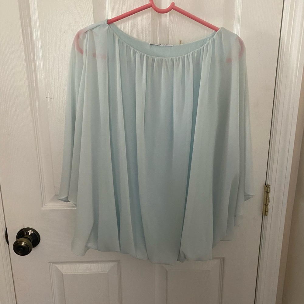 Tahari Blouse Bat Wing View 2